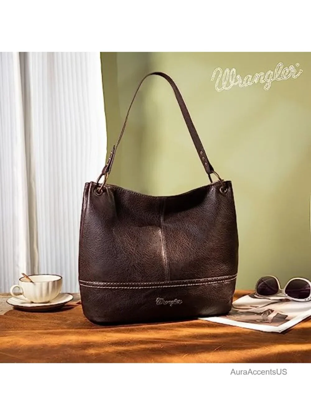 Vegan Leather Hobo Bag Top Handle Shoulder Purse Handbag